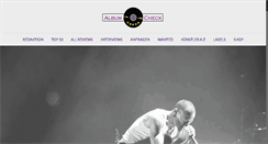 Desktop Screenshot of albumcheck.de